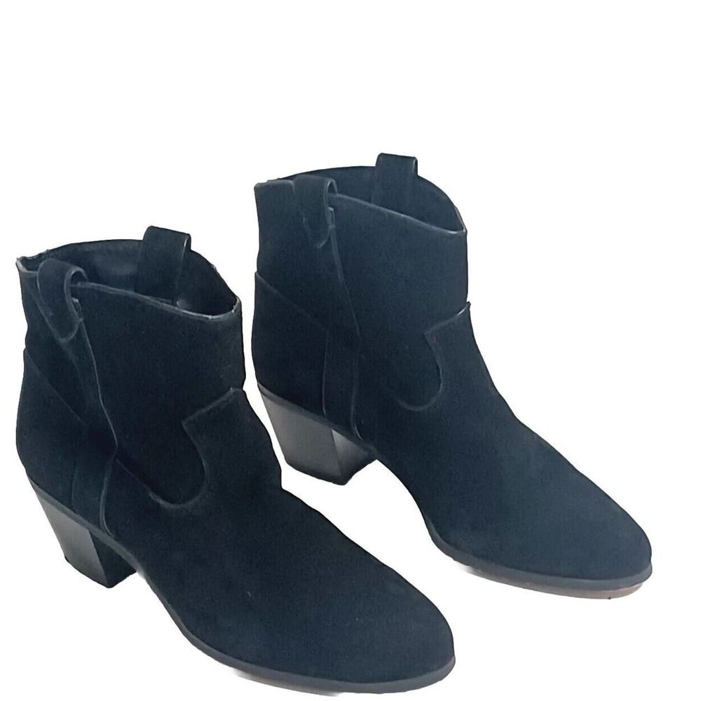 Vince Camuto Suede Black Booties